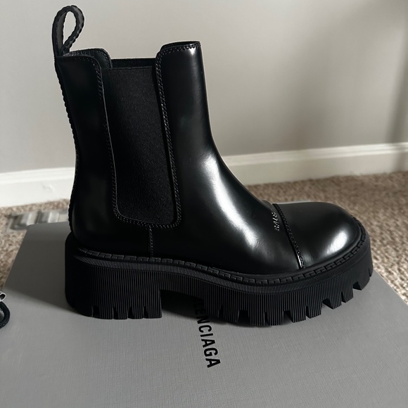 Balenciaga Tractor Boots - Picture 1 of 5